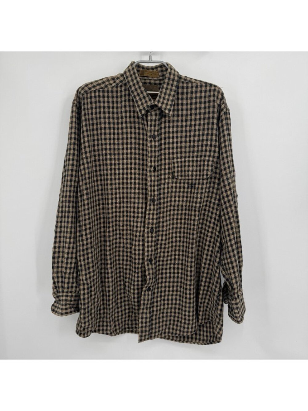 Lucchese Ranch Collection 100% Cotton Long Sleeve Button Down Shirt size L Large